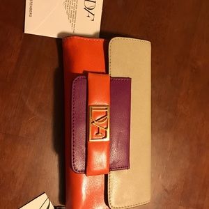 DVF flap over wallet